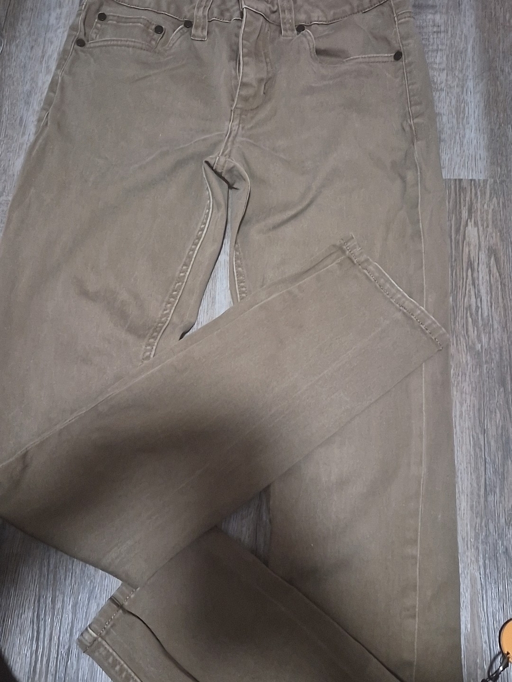RSQ Men's Skinny Jeans in Olive Brown